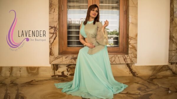 Indo Western outfits for women in Lucknow - Lavender The Boutique