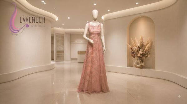 Empire waist gown