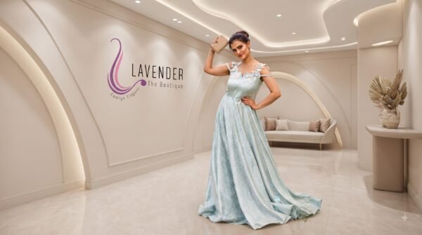 Party wear Aline gown