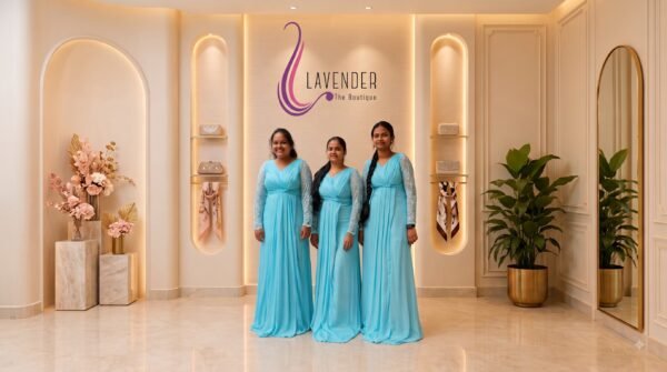 Powder Blue bridesmaid gown