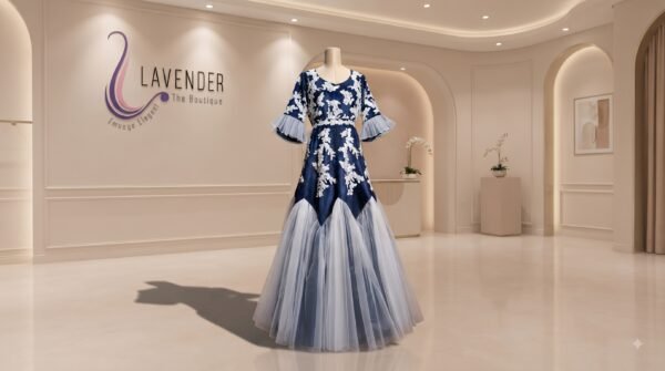indo-western gown