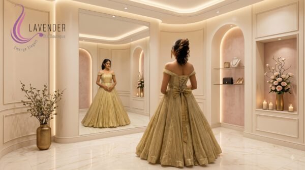 off shoulder ball gown