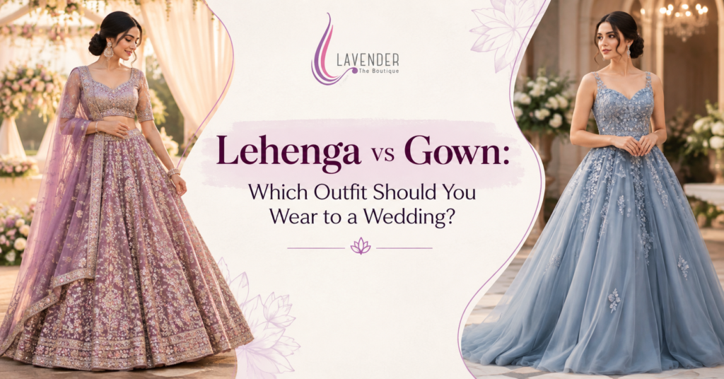Lehenga vs Gown: Which Outfit Should You Wear to a Wedding?